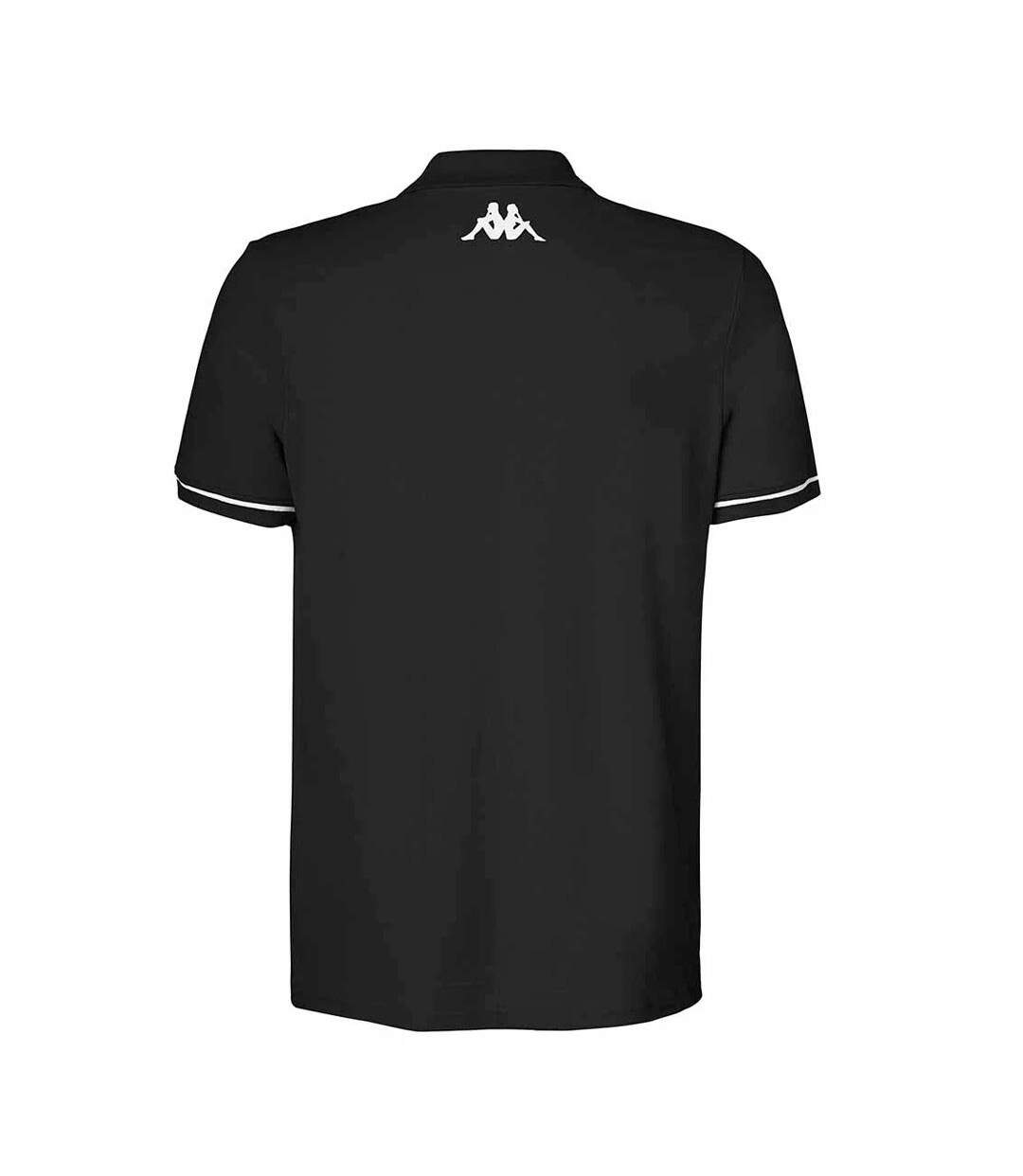 Polo noir homme kappa barli-2