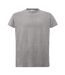 T-shirt Motif/style Uni Femme Gris Chiné JHK-1
