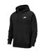 Sweat À Capuche Sportswear Club Adulte Noir Blanc Nike-2