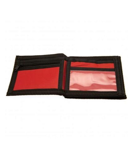 Arsenal FC Canvas Touch Fastening Wallet (Black/Red) (4.3 x 3.9in) - UTTA719