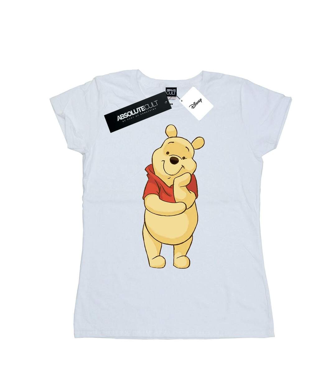 Disney T-shirt en coton mignon Winnie The Pooh Femme/Femme (Blanc) - UTBI44844-1