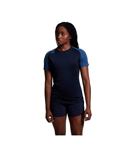 Womens/ladies Elite Training T-shirt Navy True Navy Marl Canterbury