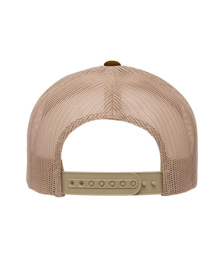 Casquette Trucker Retro Marron Kaki Flexfit