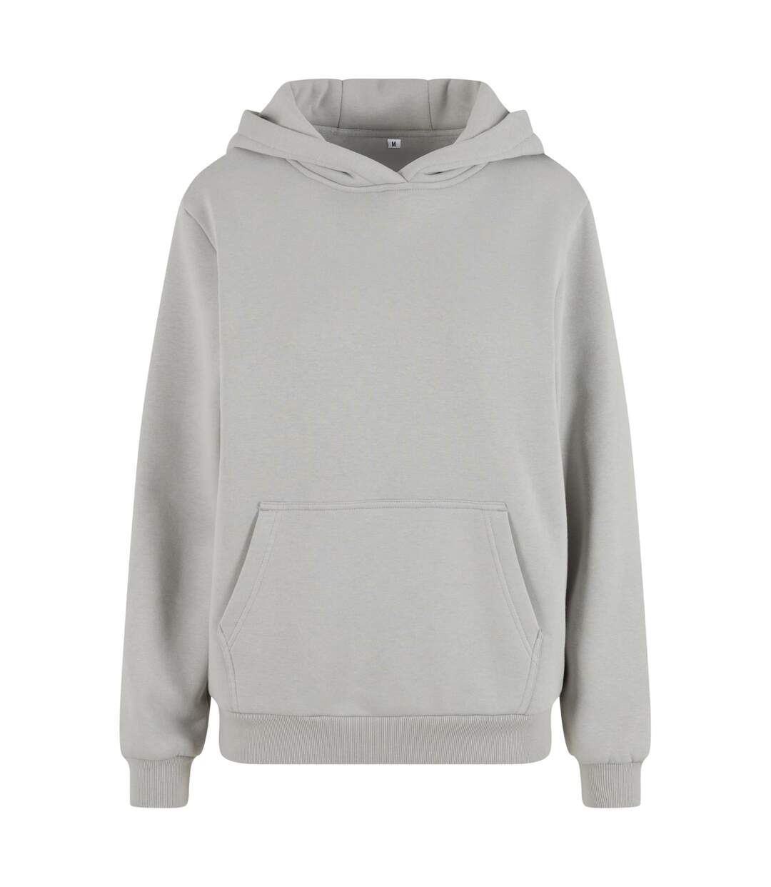 Sweat À Capuche Femme Gris Chiné Build Your Brand-1