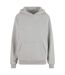 Sweat À Capuche Femme Gris Chiné Build Your Brand-1