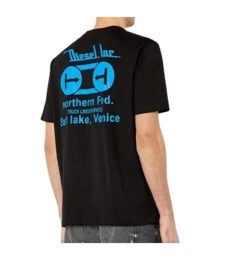 T-shirt Motif/style Logo Northen Fed Homme Noir Cavalli Class