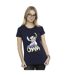 Disney Femmes/Les femmes Lilo And Stitch Ohana Graffiti Cotton T-Shirt (Bleu marine) - UTBI25877-2