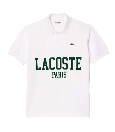 Mens Pique Classic Polo Shirt White Lacoste