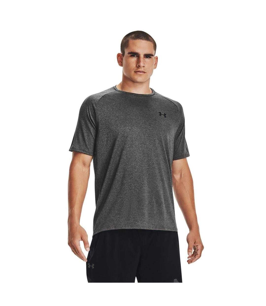 T-shirt Tech 2.0 Homme Gris Chiné Under Armour-1