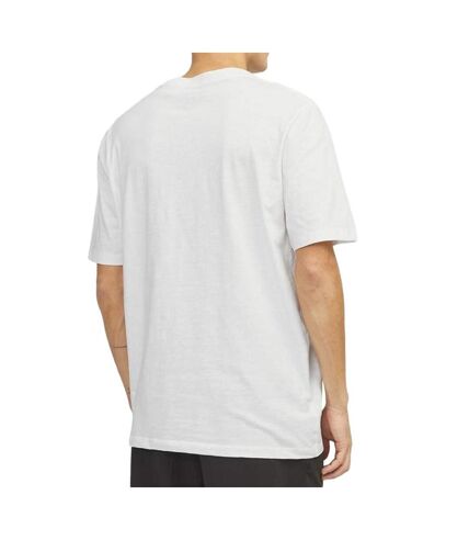 T-shirt Blanc/Noir Homme Jack & Jones 12250435 - L