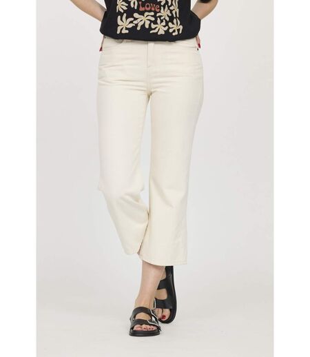 Pantalon coton bootcut JEMMA