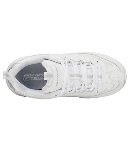 Womens/ladies I Conik Trainers White Skechers
