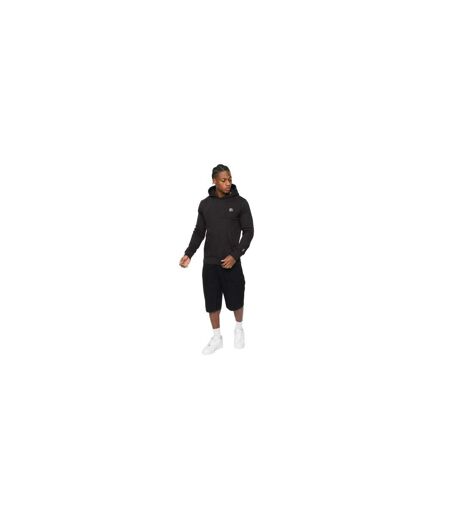 Mens Portville Hoodie Black Crosshatch