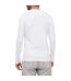 T-shirt Manches Longues Motif/style Logo Triangulaire Homme Blanc Pur Guess-2