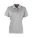 Polo coolchecker femme argenté Premier