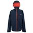 Veste imperméable birchdale homme bleu marine / orange sanguine Regatta-1