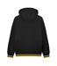 Mens Full Zip Hoodie Black Cashew Gold Lambretta-3