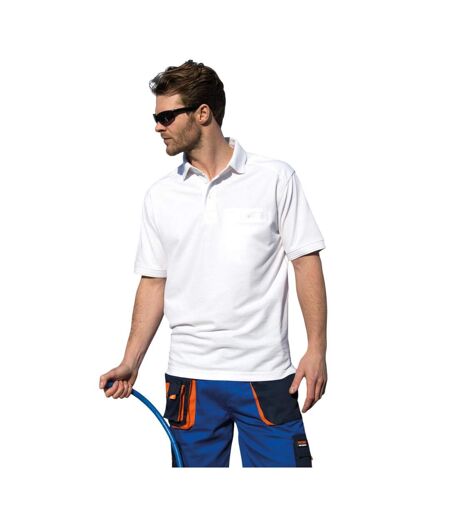Polo Apex Homme Blanc WORK-GUARD By Result