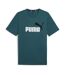T-shirt vert/blanc homme puma essential 2 - m-1