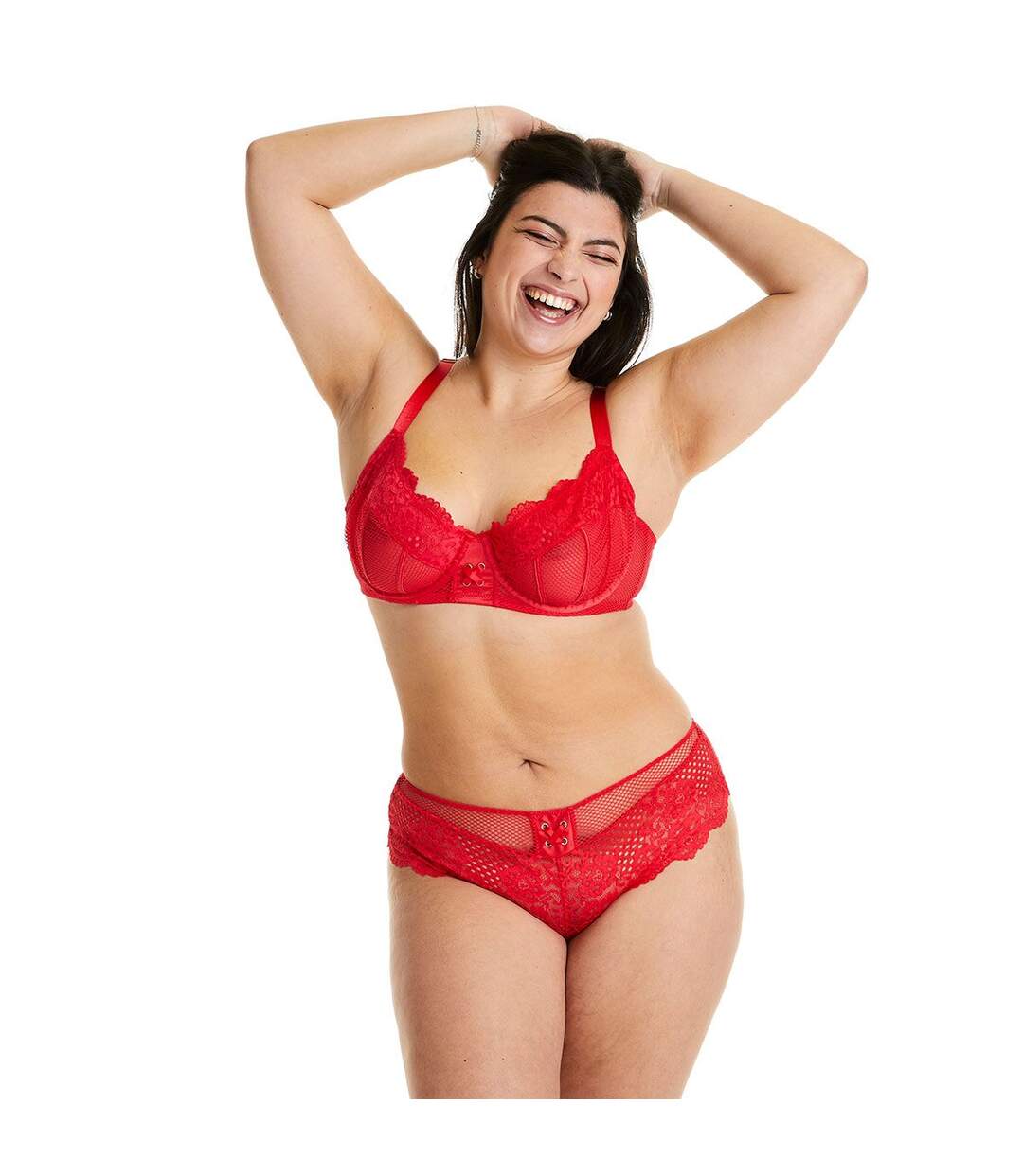 Soutien-gorge à armatures grand maintien rouge Comic Strip