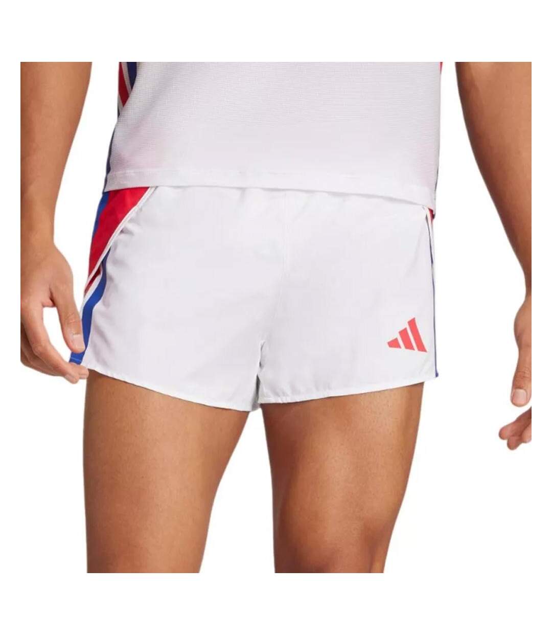 Short de running blanc adidas adizero-1