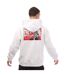 Sweat À Capuche Style Imprimé Au Dos S-boxt-hood-n8 Homme Blanc Diesel-3