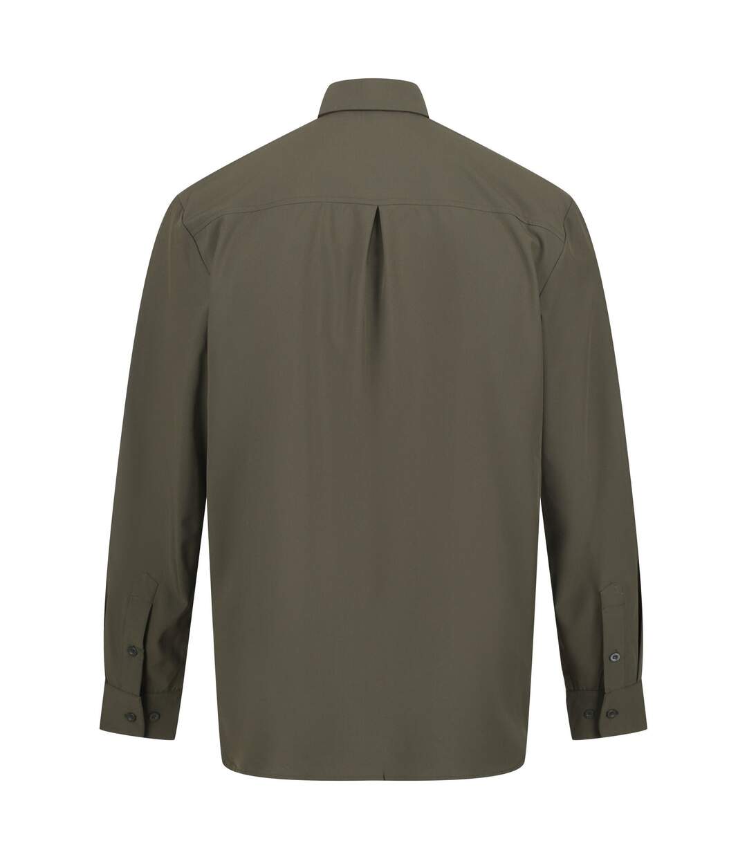 Regatta Mens Highton Long-Sleeved Shirt (Dark Khaki) - UTRG7175