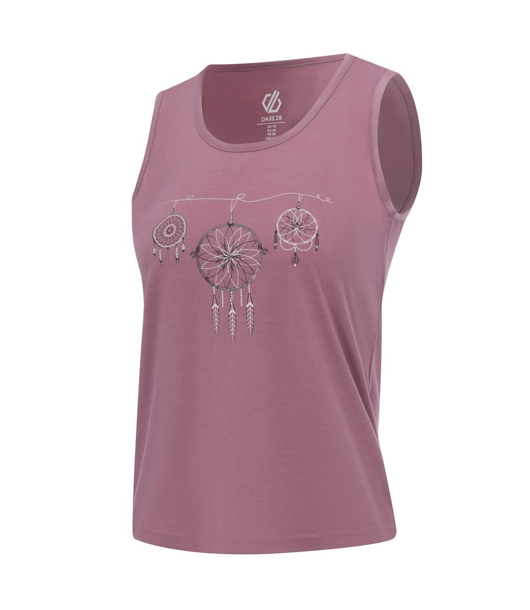 Débardeur Motif/style Attrape-rêves Femme Rose Pâle Dare 2B-4