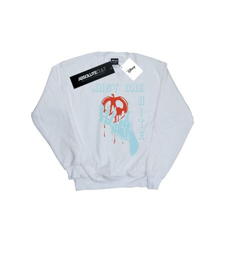 Disney Sweatshirt Just One Bite Femmes/Ladies (Blanc) - UTBI42313
