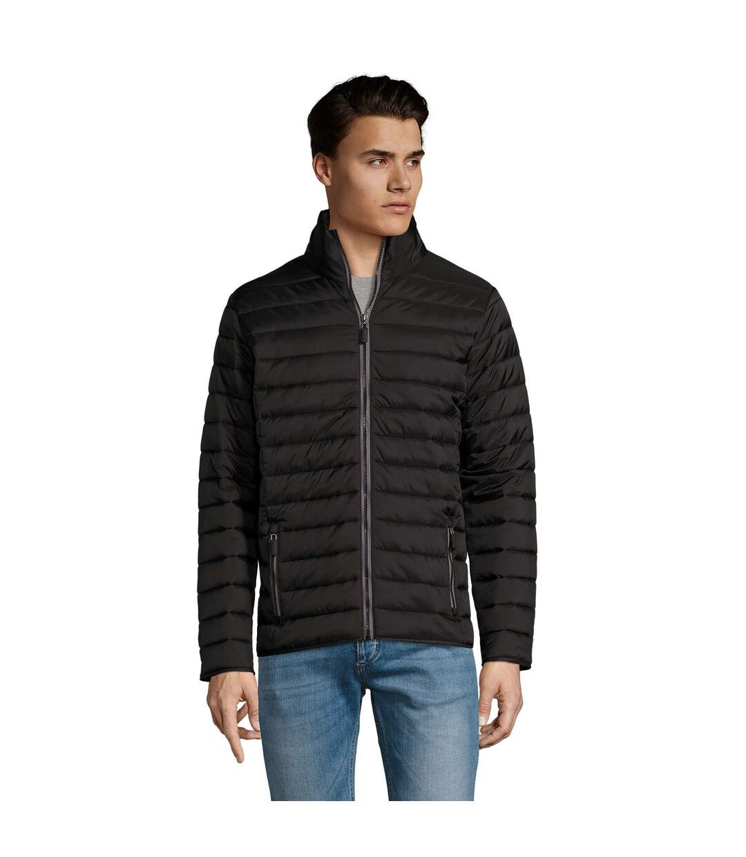 Mens Ride Light Padded Jacket Black SOLS-1