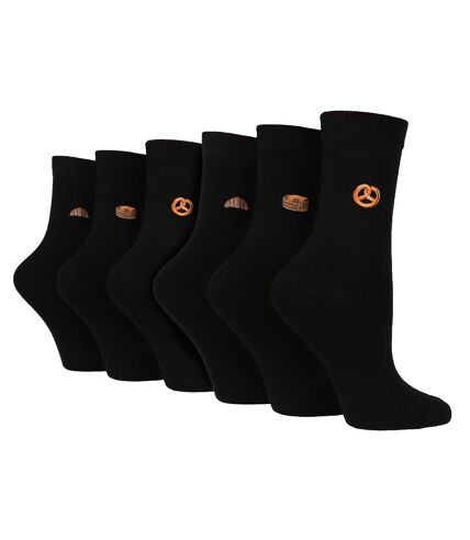 Wildfeet - 6 Pack Ladies Novelty Cotton Socks