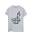 Disney Womens/Ladies Lady And The Tramp Just Like Dad Cotton Boyfriend T-Shirt (Gris sportif) - UTBI30762-1