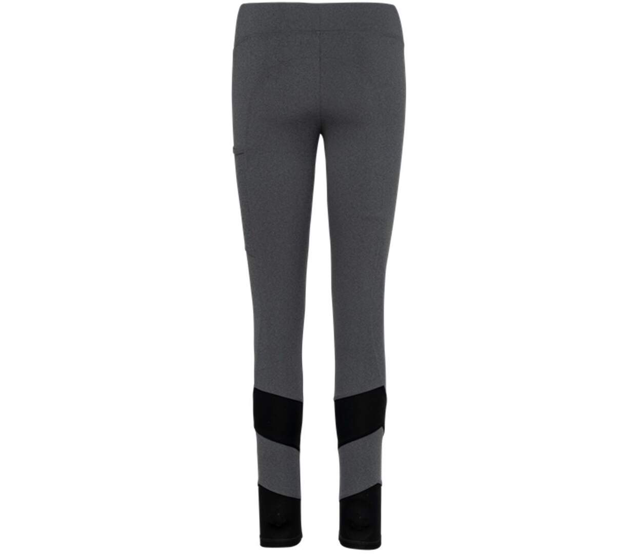 Legging de padel - Femme - PA1016 - gris foncé et noir-3