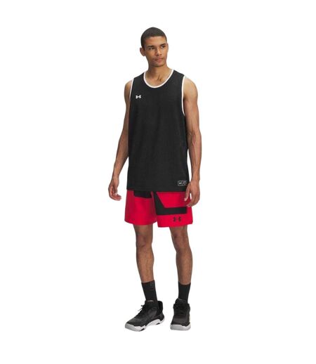 Short De Basket Zone Homme Rouge Under Armour