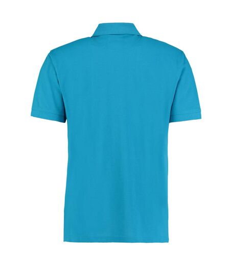 Polo À Manches Courtes Homme Turquoise Kustom Kit