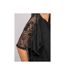 Top manches papillons broderie FLEURETTE - Dona X Lisa-3