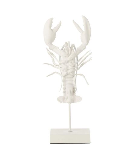 Statue Homard en Résine Amos 57cm Blanc