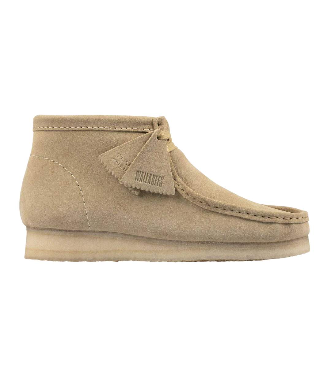 Mens Wallabee Suede Ankle Boots Maple Sugar Clarks Originals-4