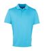 Premier Mens Coolchecker Pique Short Sleeve Polo T-Shirt (Sapphire)