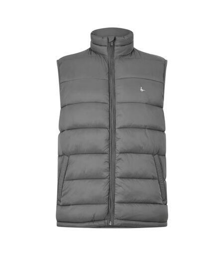 Mens Kershaw Lightweight Puffer Gilet Granite Grey Jack Wills