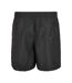 Build Your Brand Mens Recycled Swim Shorts (Black) - UTRW8008