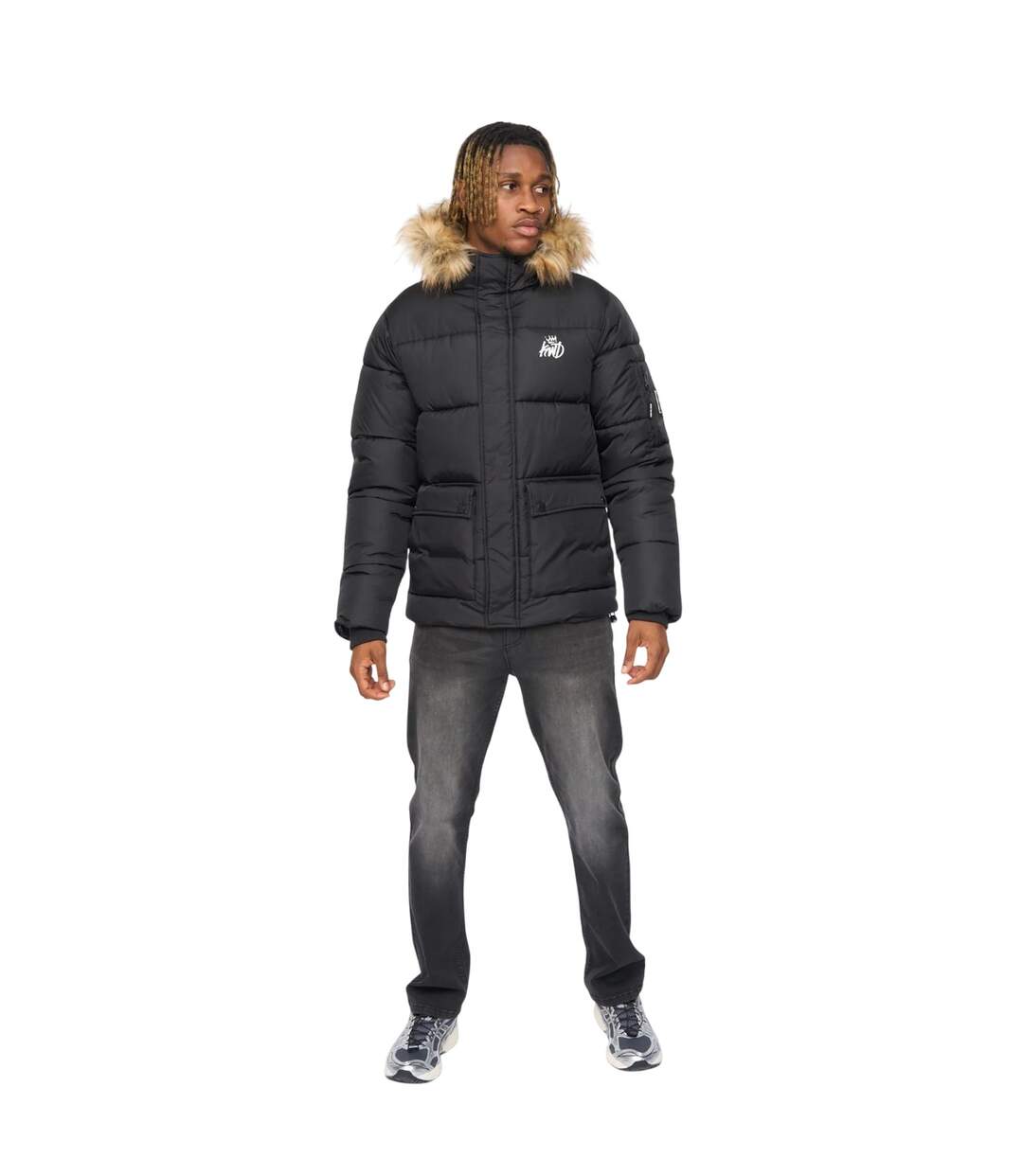 Parka Curvlay Homme Noir Kings Will Dream-1