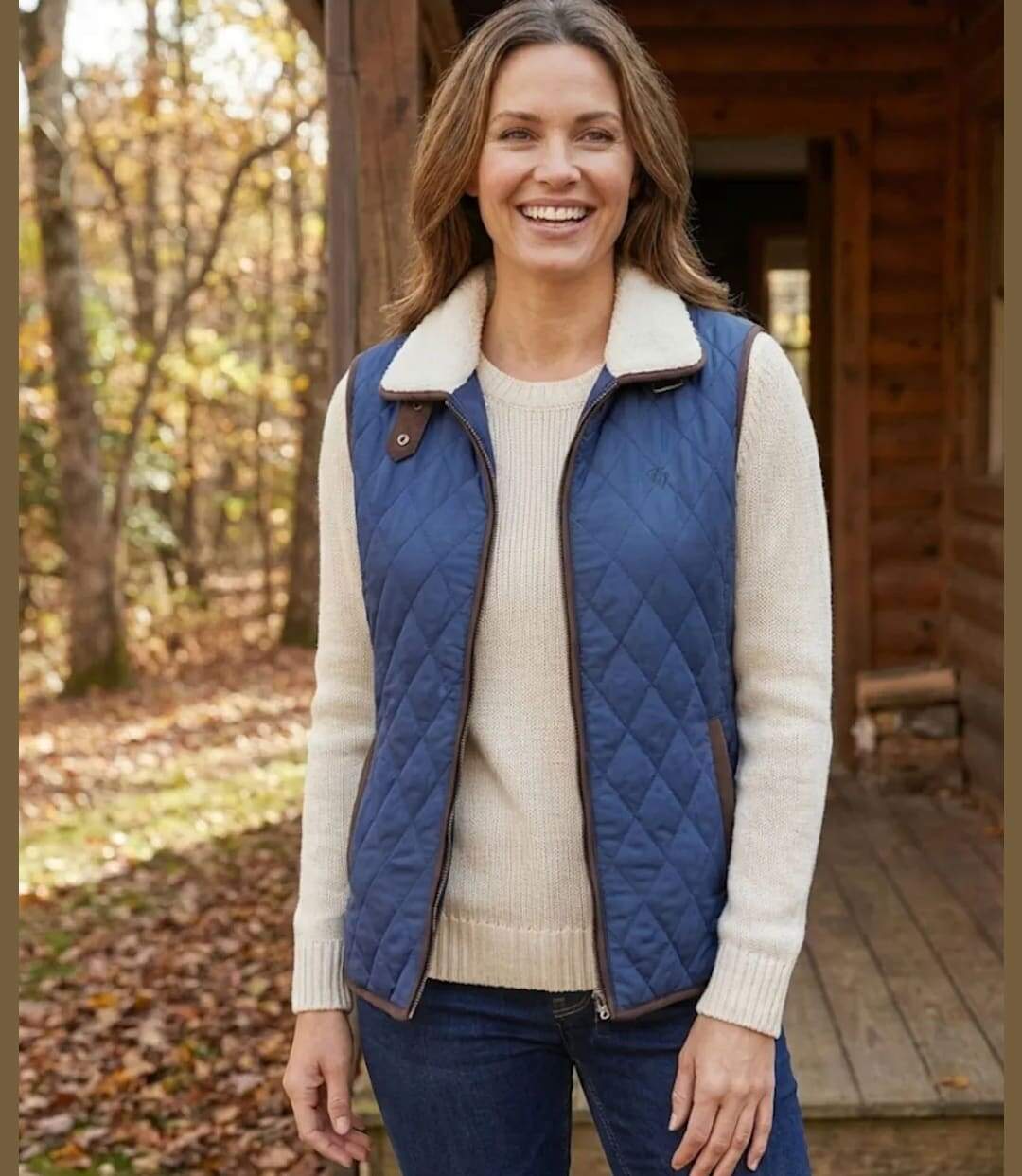 Gilet Sans Manches Femme Matelassé Sadia – Chaud & Tendance-4