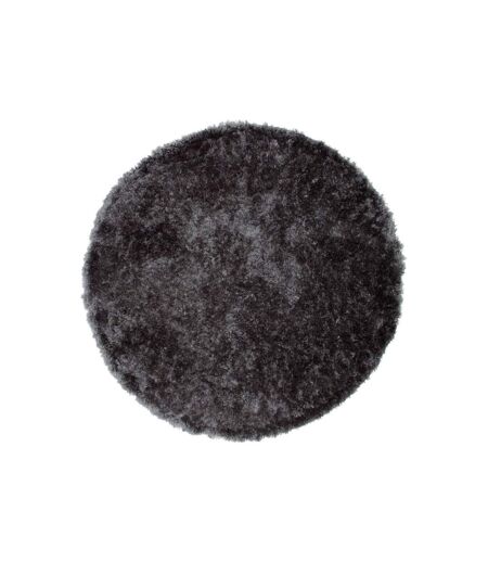 Tapis Rond Design Natta 200cm Gris Foncé
