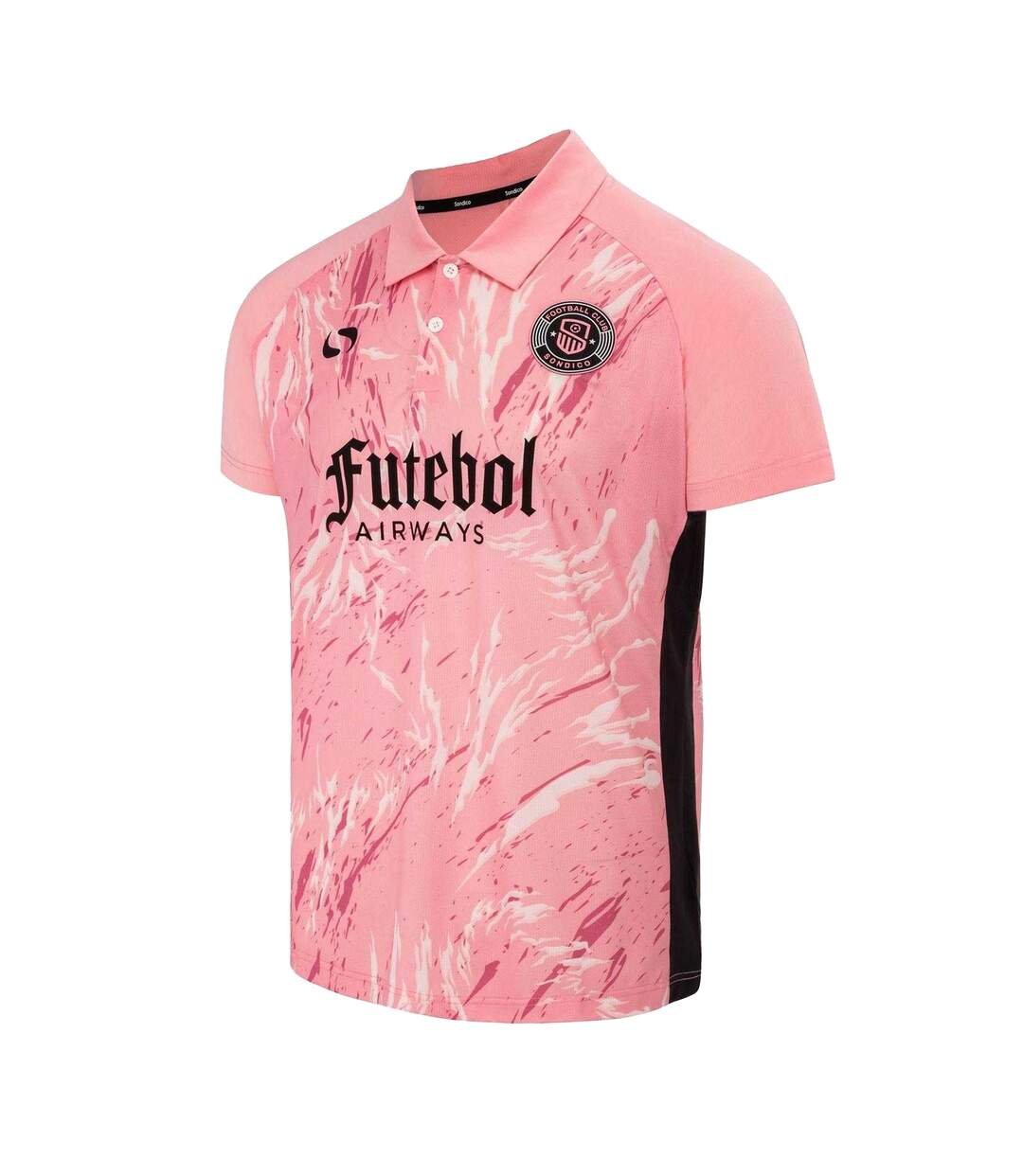 Mens Team Polo Shirt Pink Sondico-4