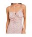 Womens/ladies Floral Spaghetti Strap Slip Dress Multicoloured Daisy Street-4