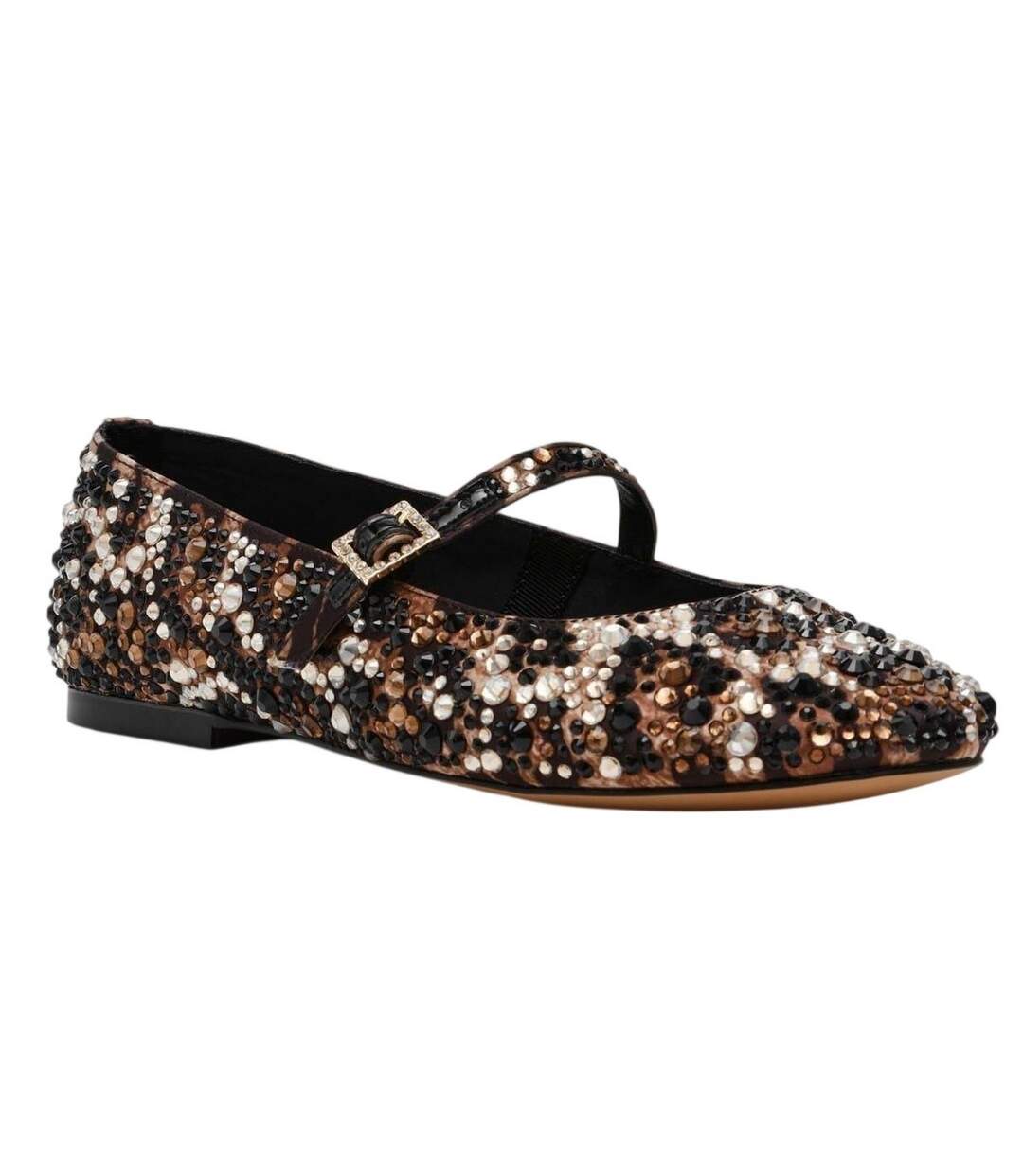 Ballerines Motif/style Imprimé Léopard Brissa Femme Beige Noir Steve Madden-1