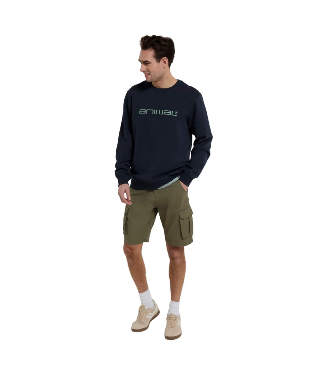 Sweat driver homme bleu marine Animal