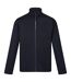 Regatta Mens Edley Diagonal Fleece Full Zip Fleece Jacket (Navy)