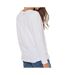 T-Shirt manches longues blanc femme superdry studios - l-2